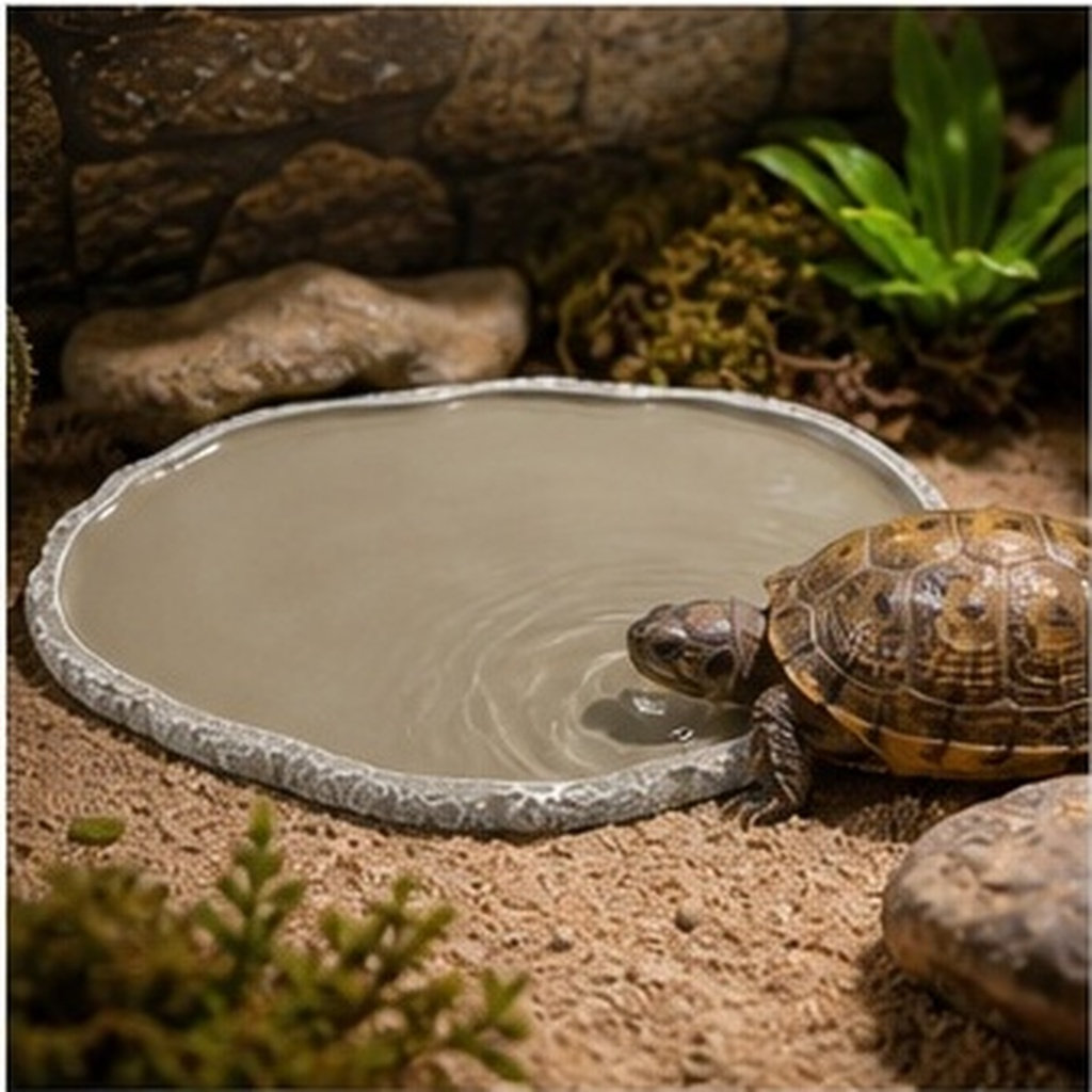Water Dish Reptile - Talerz do karmienia zwierząt domowych z